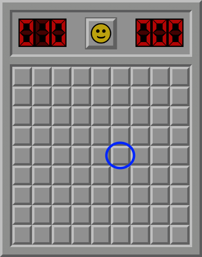 Minesweeper tutorial, step 1
